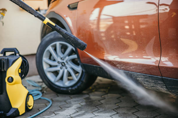 Garage Pressure Washing